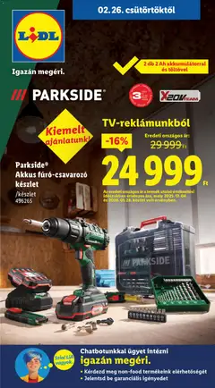 Lidl - Nonfood kínálatunk megtekintése, amely érvényes 2026.02.26.-től