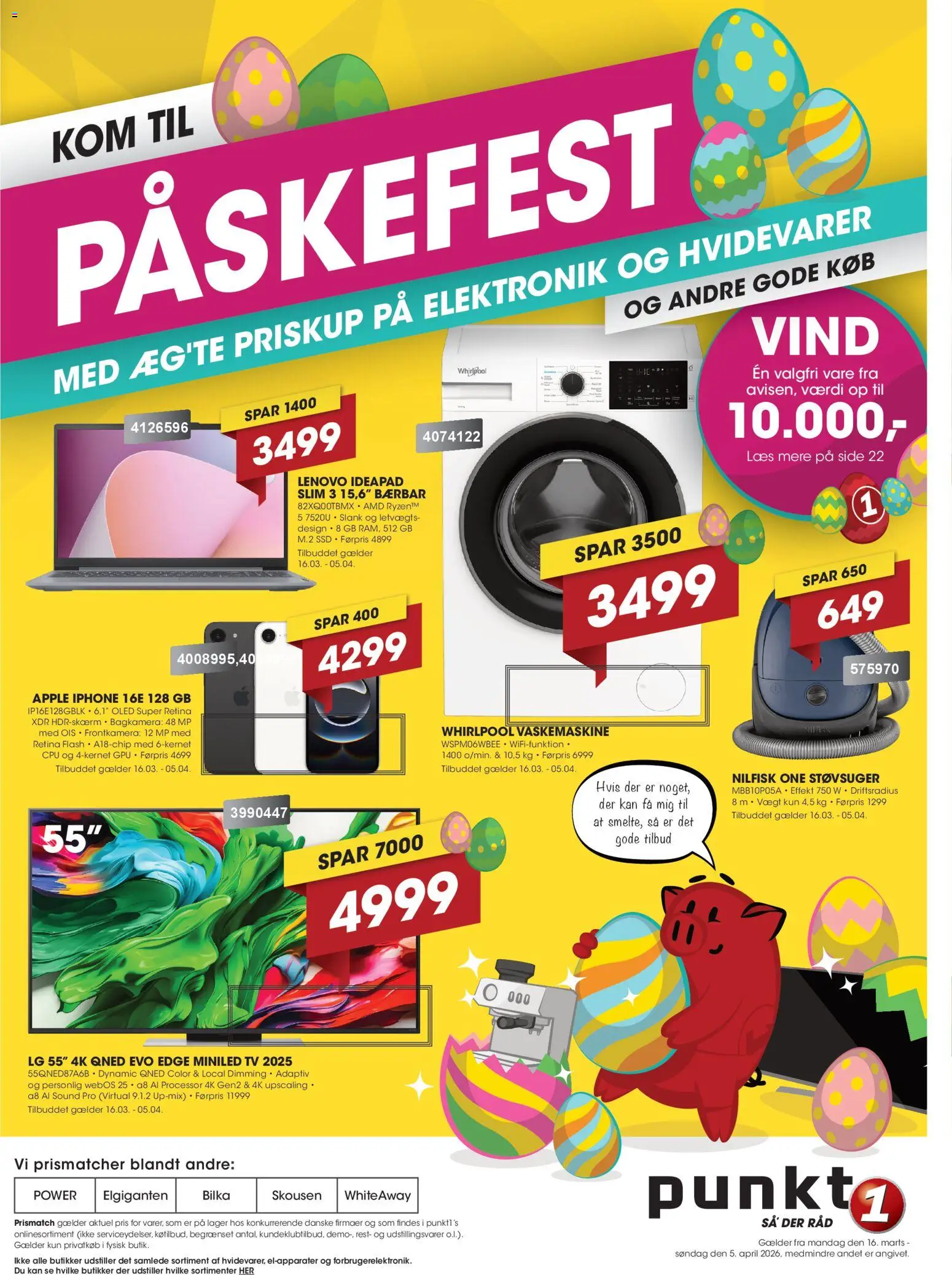 Eksempel på tilbudsavis Punkt1 - Tilbudsavis fra butik Punkt1 gyldig fra 16/03/2026