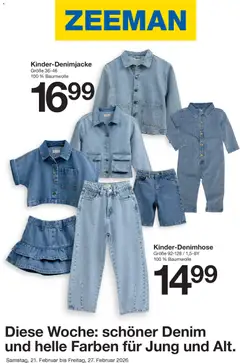 Vorschau von dem Prospekt des Geschäftes Zeeman, gültig ab dem 21.02.2026