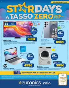 Anteprima dell'opuscolo Volantino Piemonte dal negozio Euronics valido da 09/10/2025