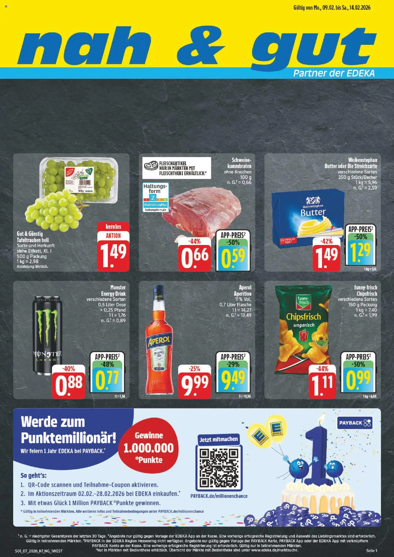 Vorschau von dem Prospekt des Geschäftes nah & gut, gültig ab dem 09.02.2026