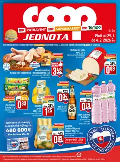 Náhľad COOP Jednota letáku platného od 29.01.2026