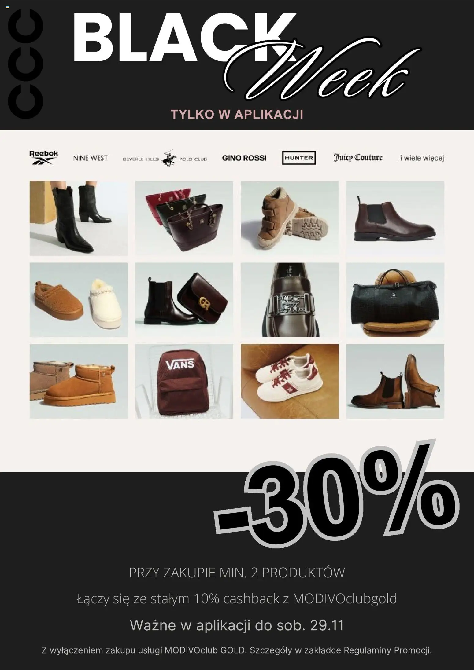 Pogląd gazetki "Black Friday" ze sklepu CCC ważnej od 26.11.2025