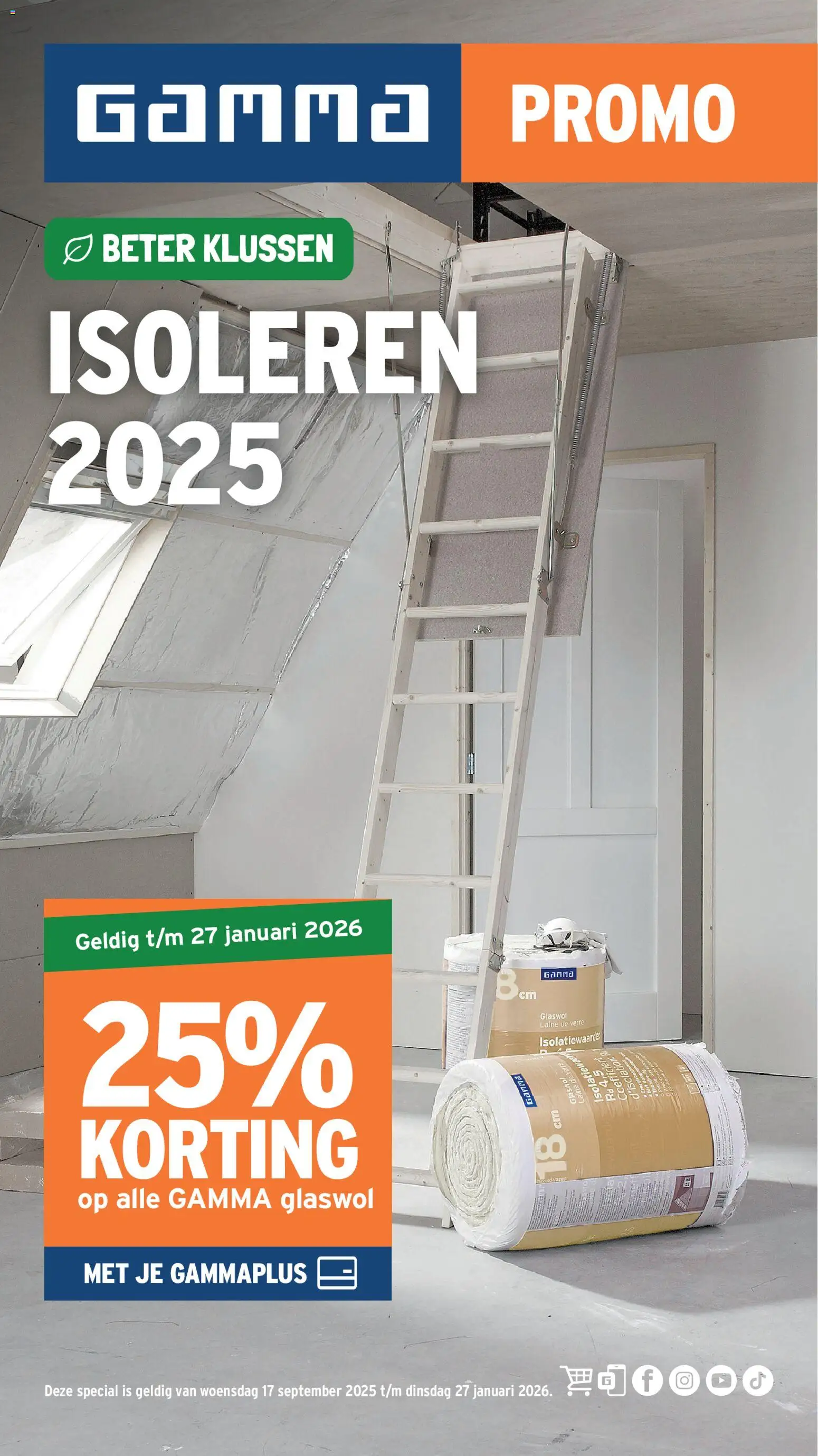 Voorbeeld van Isolatiespecial van winkel GAMMA geldig vanaf 17/09/2025