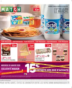 Prévisualisation de Catalogue du magasin Match Supermarché formulaire valide 27/01/2026