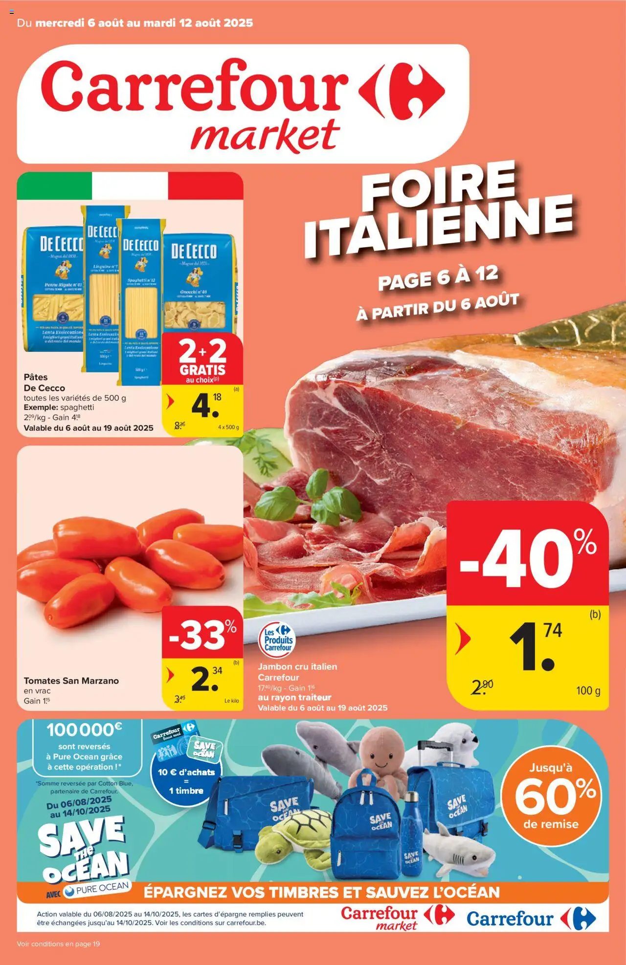 Carrefour shop Market Promotions geldig vanaf 06/08/2025 - Paginanummer 1