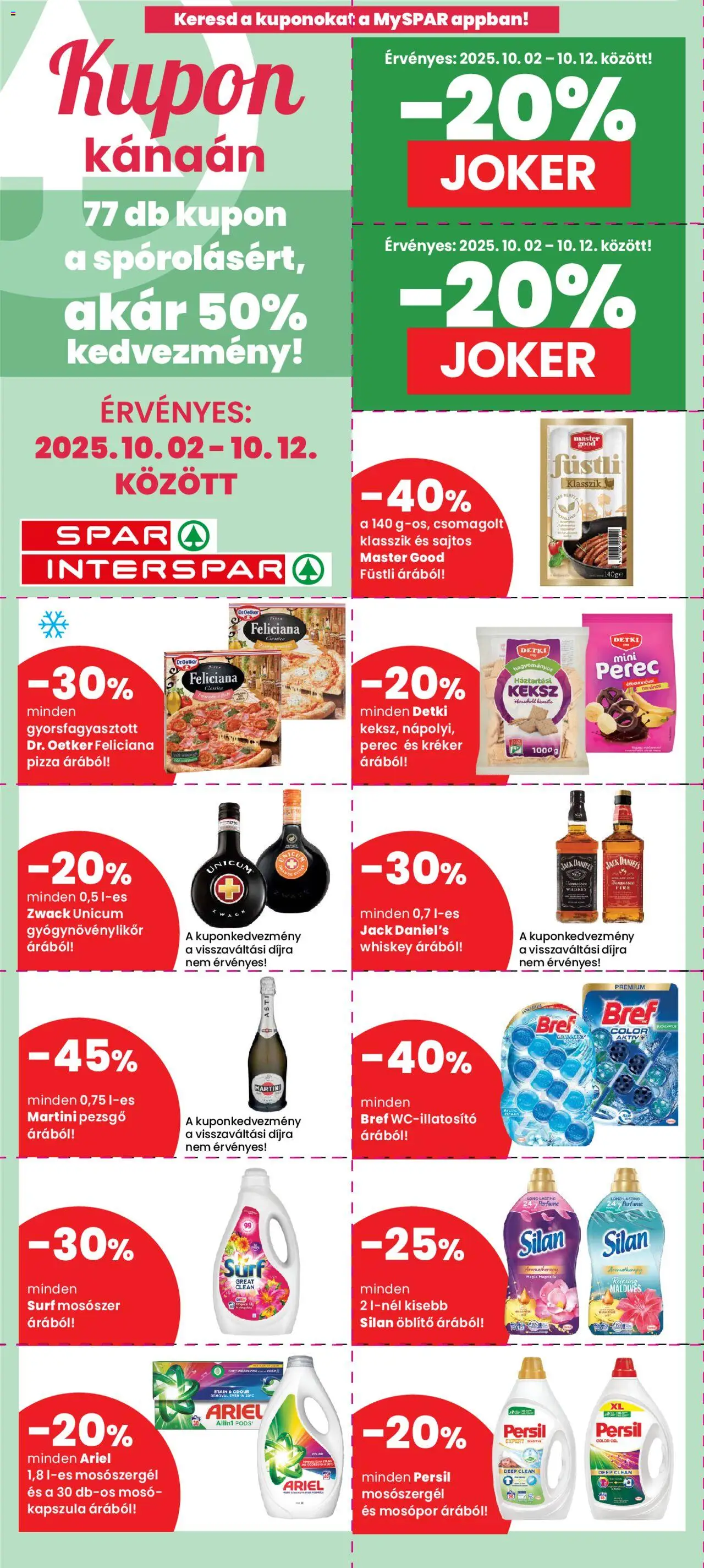 Interspar aktuális szórólap, érvényes 2025.10.02.-től - 1 oldal