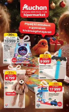 Auchan - Karácsonyi játék megtekintése, amely érvényes 2025.10.24.-től