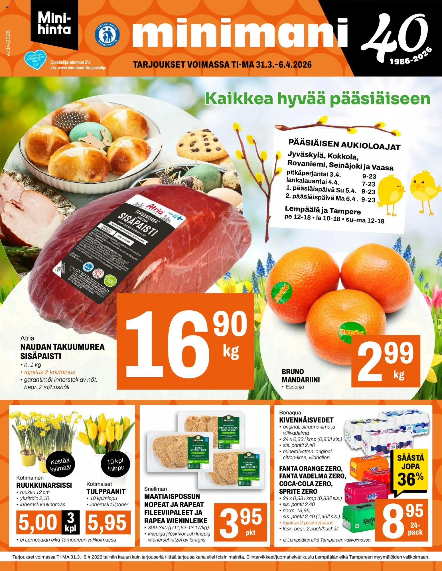 Kaupan Minimani Minimani tarjoukset - Jyväskylä esikatselu, voimassa 31/03/2026