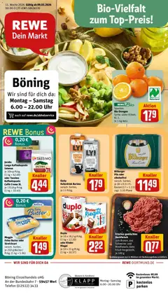 Vorschau von dem Prospekt des Geschäftes Rewe, gültig ab dem 09.03.2026