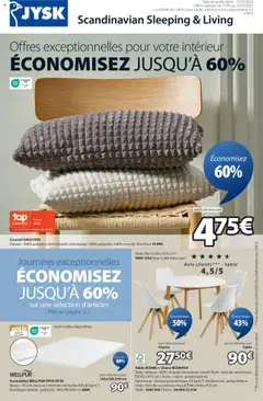 Prévisualisation de Offres exceptionnelles pour votre intérieur du magasin Jysk formulaire valide 17/07/2025