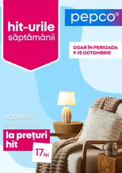 Previzualizarea de cataloage: Pepco Catalog nou valabil de la 09.10.2025