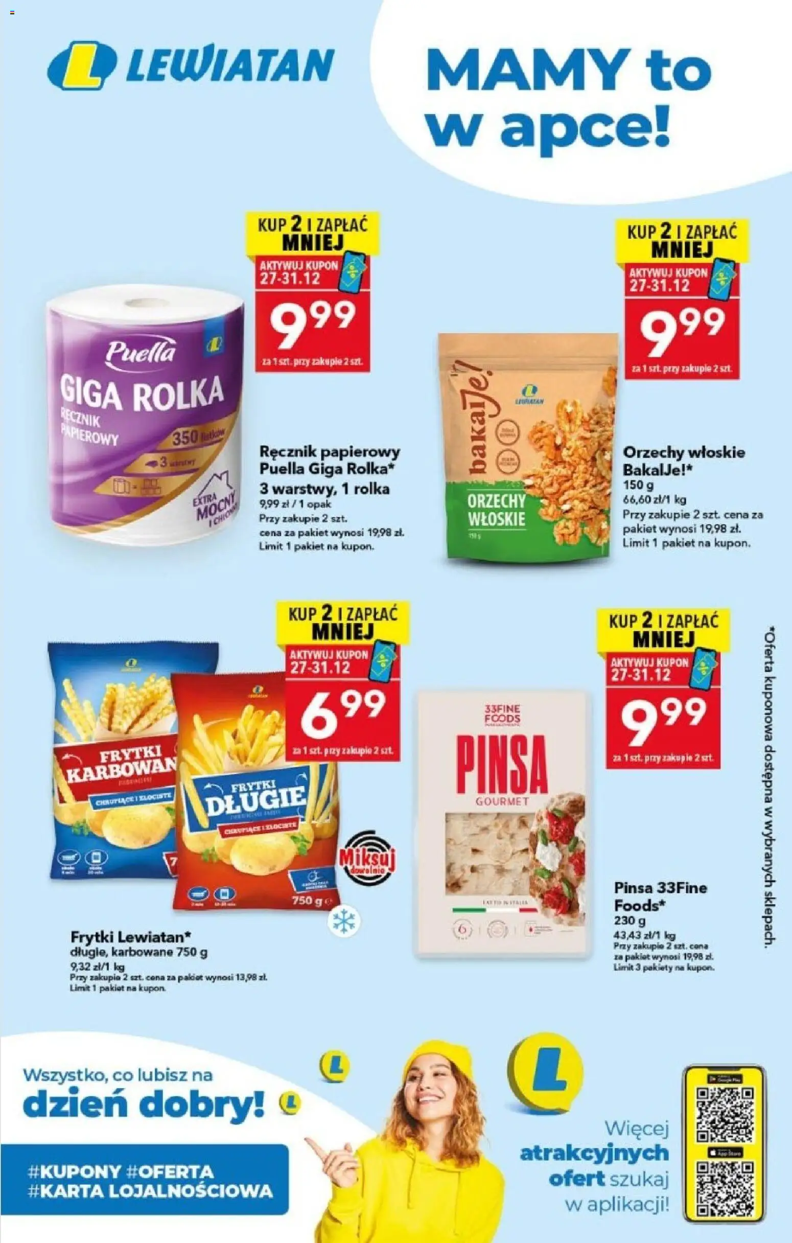 Pogląd gazetki "Mamy to w apce" ze sklepu Lewiatan ważnej od 27.12.2025
