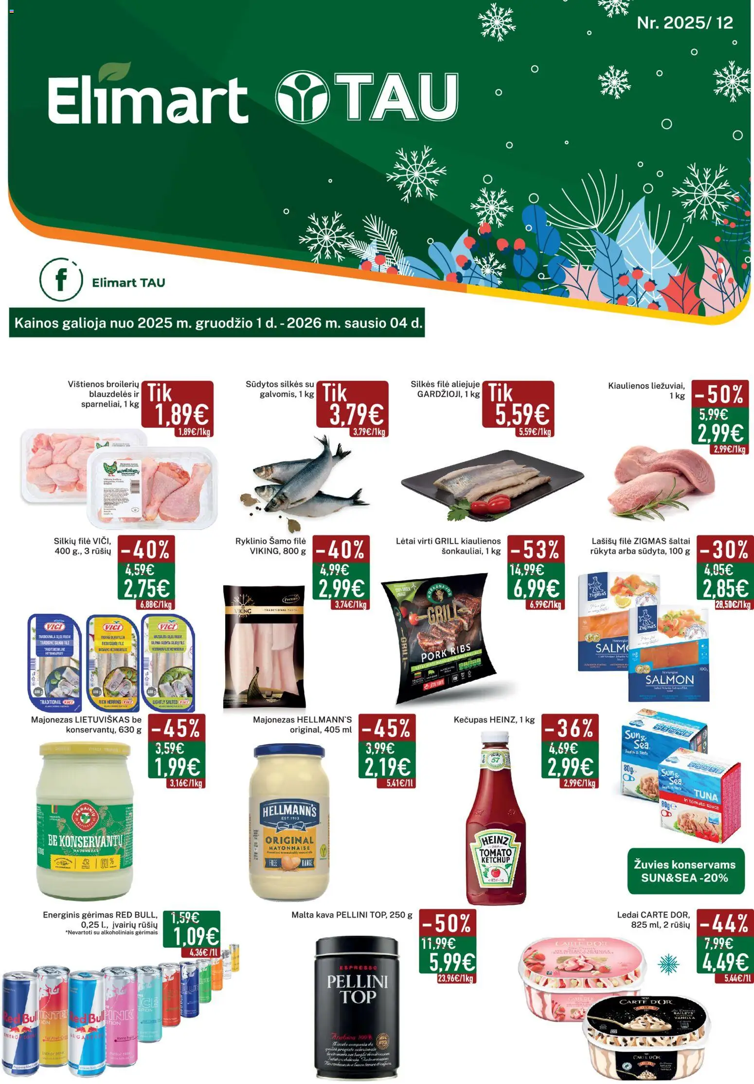 Elimart - TAU parduotuvės leidinio Leidinys galiojančio nuo 2025.12.01 peržiūra