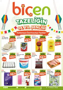 Biçen Market Biçen Market Katalog 08.04.2026 - Broşürünün önizlemesi