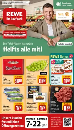 Vorschau von dem Prospekt des Geschäftes Rewe ihr Kaufpark, gültig ab dem 08.09.2025