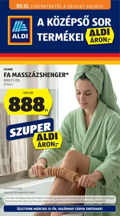 Aldi - Aldi Középső sor termékei megtekintése, amely érvényes 2026.03.12.-től