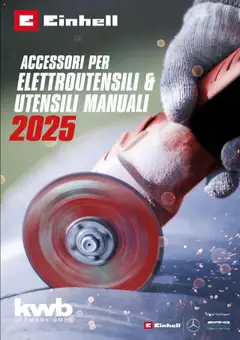 Anteprima dell'opuscolo Catalogo Accessori per Elettroutensili & Utensili Manuali 2025 dal negozio Einhell valido da 06/02/2025