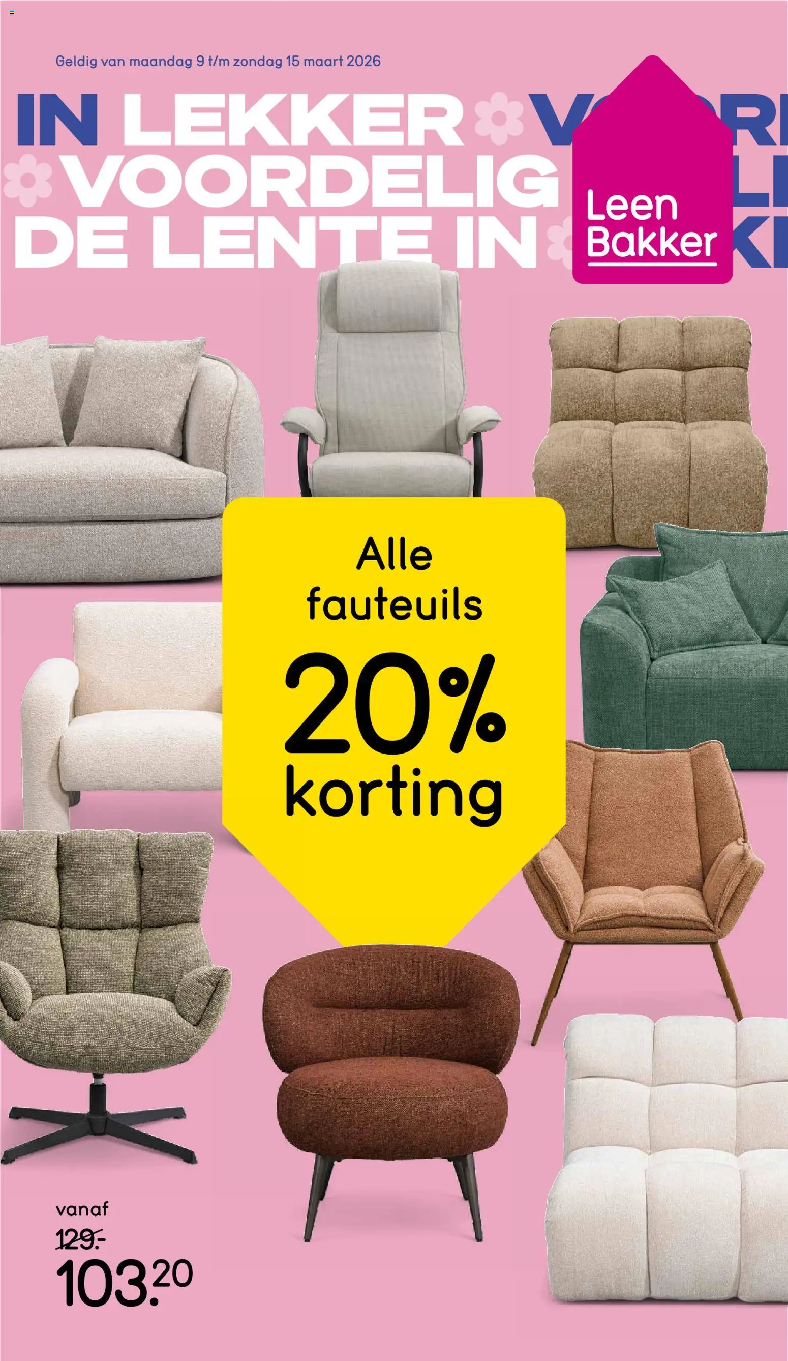 Voorbeeld van Leen Bakker folder van winkel Leen Bakker geldig vanaf 09-03-2026