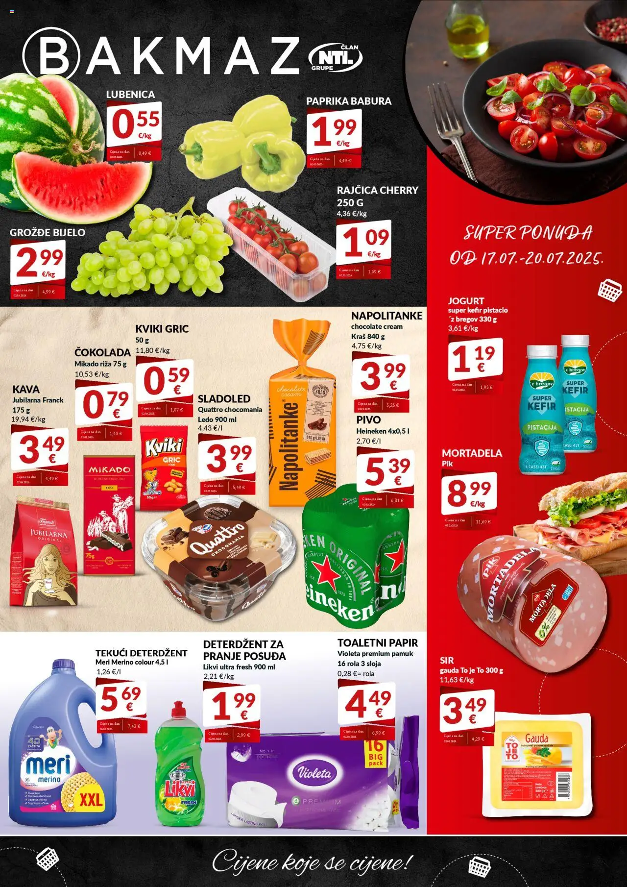 Bakmaz aktualni Katalog vrijedi od 17.07.2025 - tjedna akcija broj stranice 1