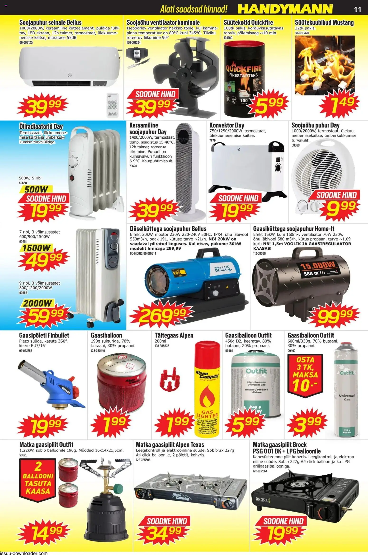 Handymann kliendilehe eelvaade alates 2026.01.03