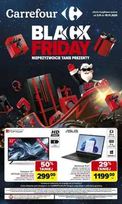 Pogląd gazetki "Black Friday" ze sklepu Carrefour ważnej od 03.11.2025