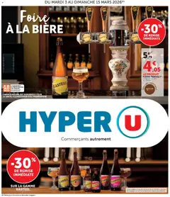Prévisualisation de Hyper U - Foire à la bière à prix bas du magasin Hyper U formulaire valide 03/03/2026