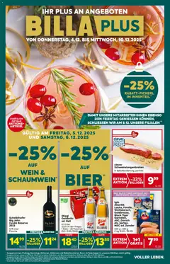 Vorschau der Angebote: Billa Plus Salzburg gültig ab 04.12.2025