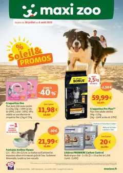 Prévisualisation de Catalogue du magasin Maxi ZOO formulaire valide 30/07/2025