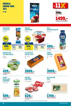 Metro - Élelmiszer és Szezonális katalógus 2025/11 megtekintése, amely érvényes 2025.11.02.-től | Oldal: 14