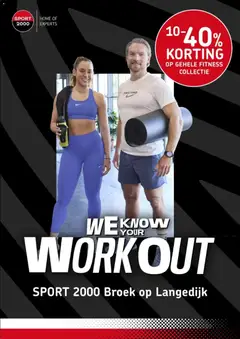 Voorbeeld van Workout van winkel Aanbiedingen geldig vanaf 22-04-2026