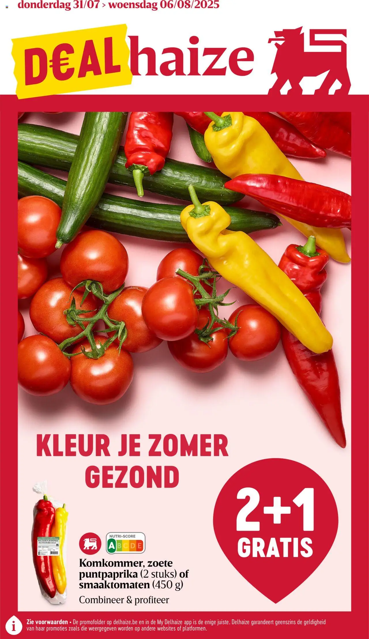 Delhaize shop Folder week 31 geldig vanaf 31/07/2025 - Paginanummer 1