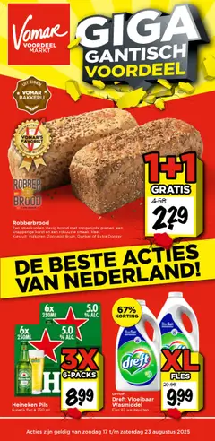 Voorbeeld van Folder van winkel Vomar geldig vanaf 17-08-2025