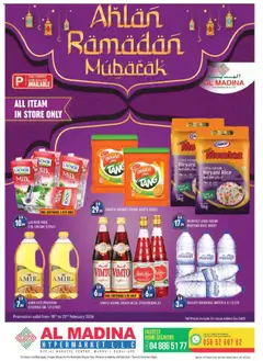 Preview of the catalogue Ramadan Mubarak Deals - Al Warqa 1, Dubai of store Al Madina valid from 18 Feb, 2026