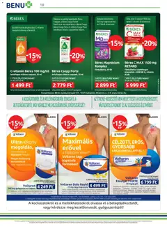 BENU Gyógyszertárak - Akciós újság BENU Gyógyszertárak megtekintése, amely érvényes 2025.11.01.-től | Oldal: 18