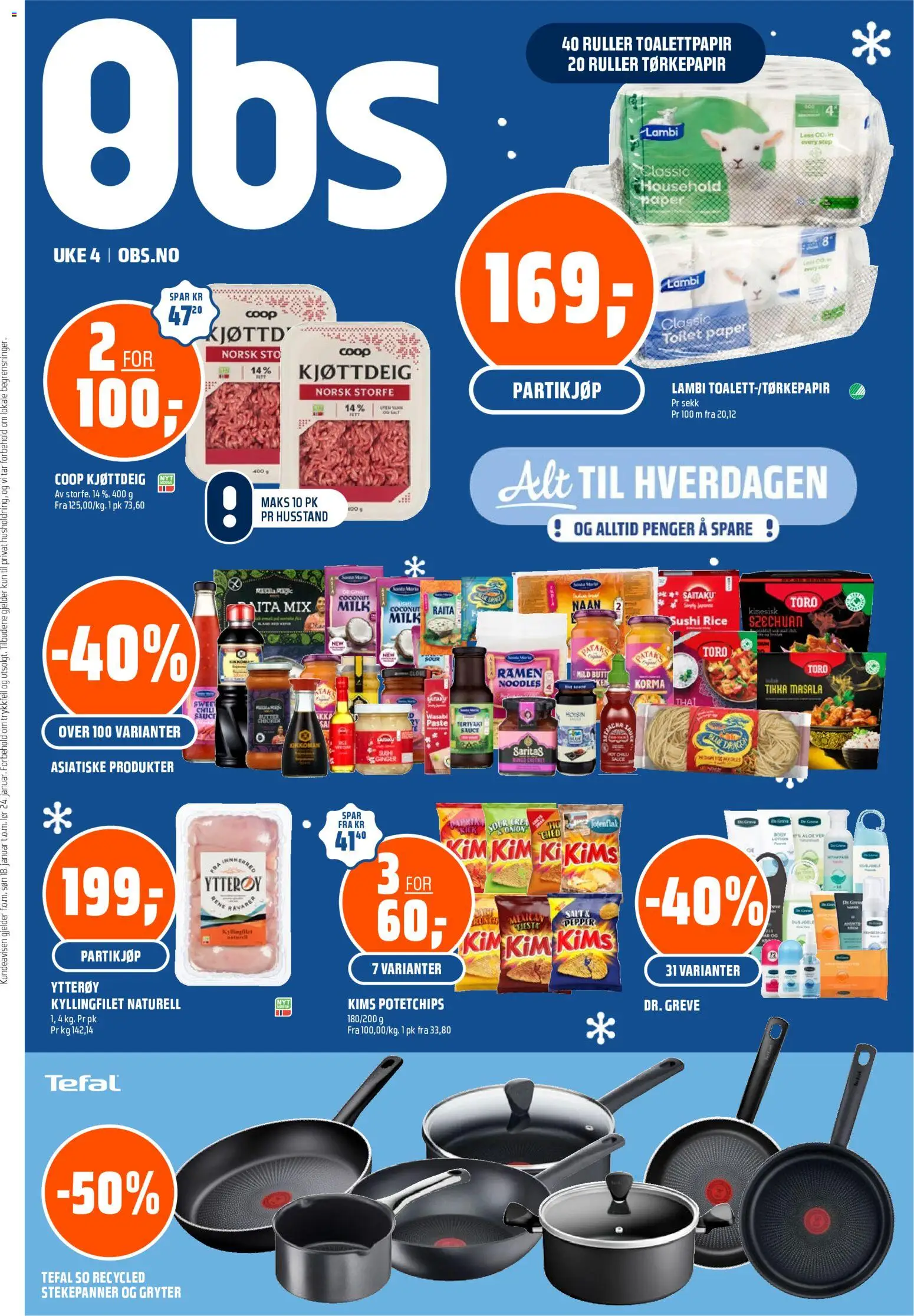 Forhåndsvis Kundeavis fra butikk Coop Obs gyldig fra 18/01/2026