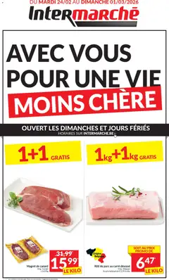 Voorbeeld van Folder de la semaine 9 van winkel Intermarché geldig vanaf 24/02/2026