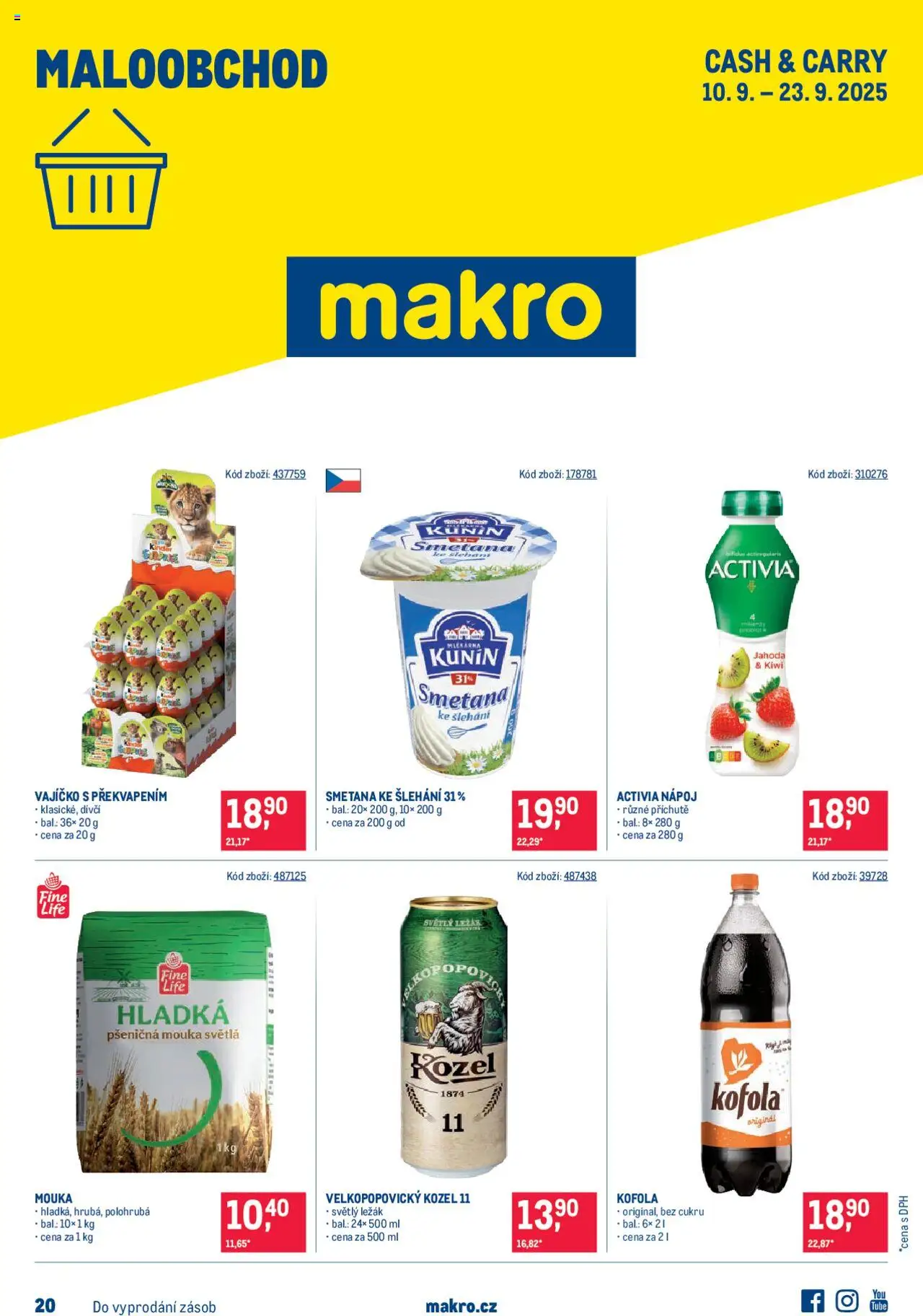  Makro Leták - Maloobchod od 10.09.2025 - Akce Makro