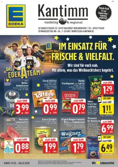 Vorschau von dem Prospekt des Geschäftes Edeka, gültig ab dem 01.12.2025