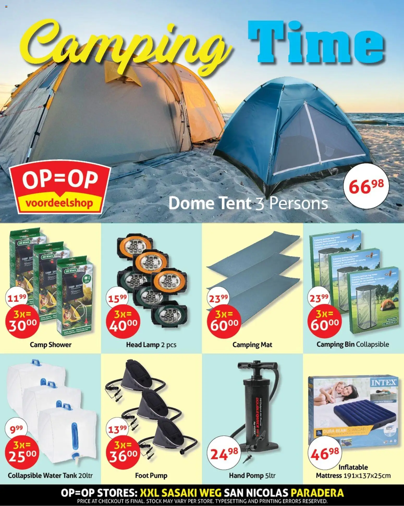 Voorbeeld van Folder van winkel OP is OP geldig vanaf 19-02-2026