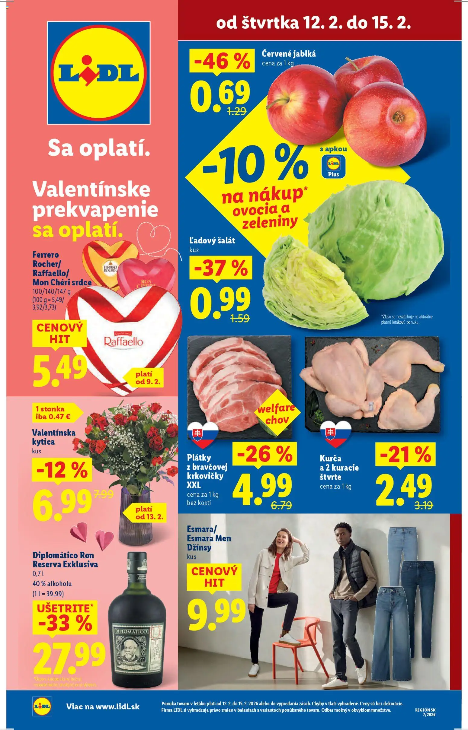 Náhľad Lidl letáku platného od 12.02.2026