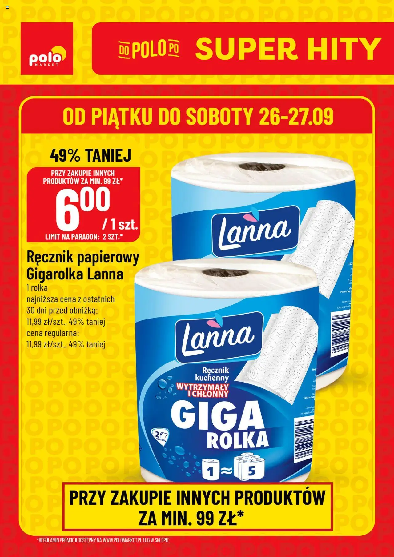 POLOmarket gazetka promocyjna (25.09.2025) - Nowa ulotka - Numer strony 1