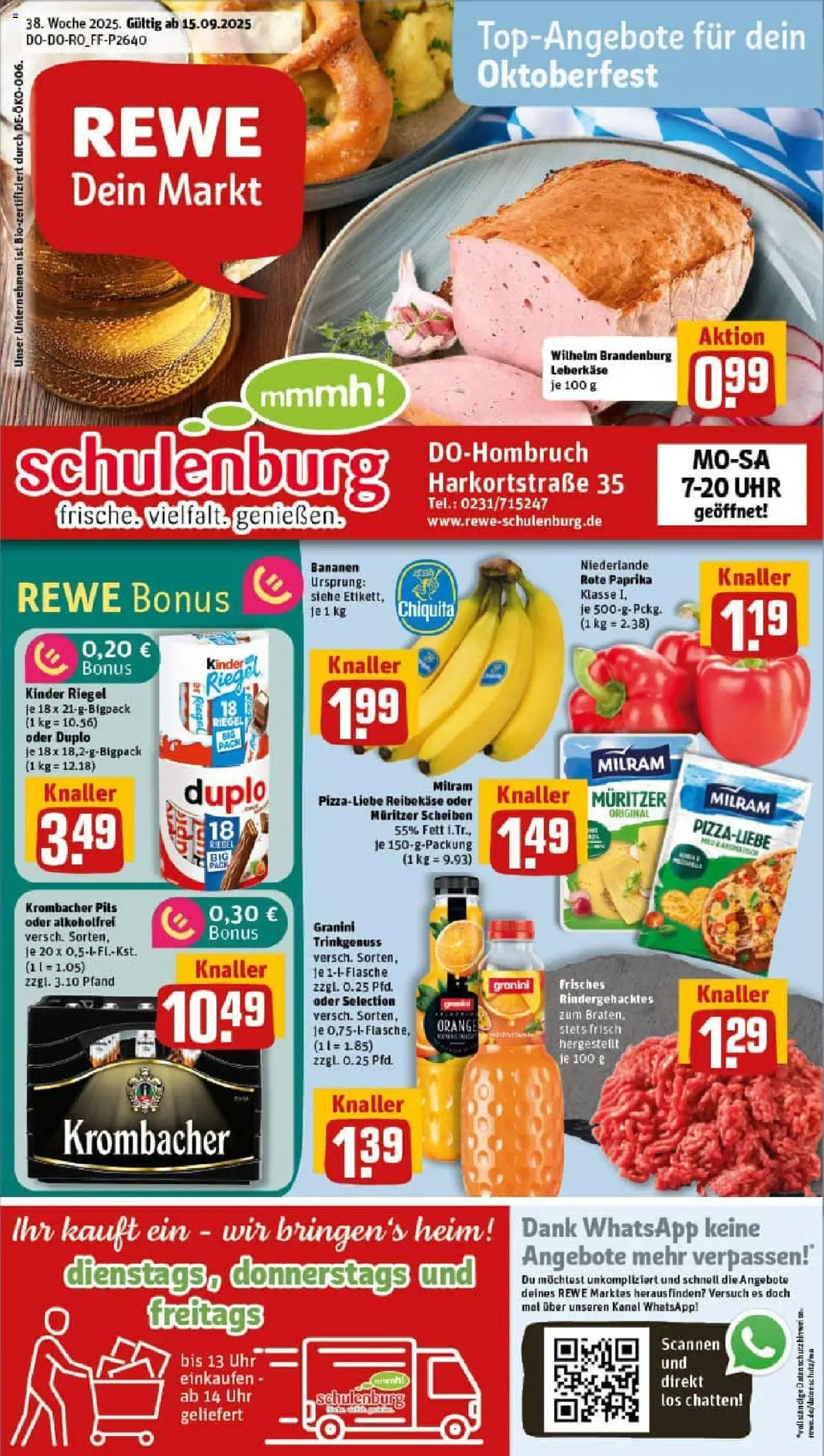 REWE Prospekt ab 14.09.2025 nächste Woche - Prospekt Dortmund	
