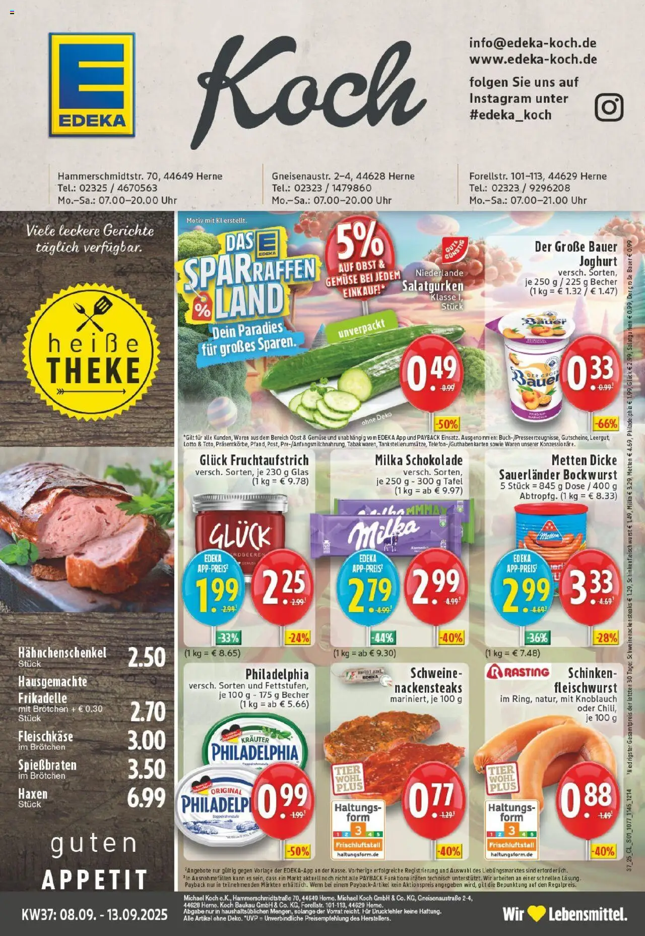 EDEKA Prospekt ab 07.09.2025 - Prospekt Herne Online