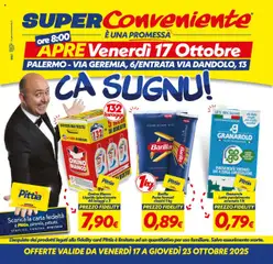 Anteprima dell'opuscolo Volantino Palermo dal negozio SuperConveniente valido da 17/10/2025