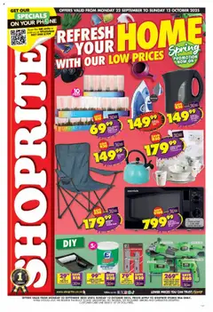 Preview of Shoprite flyer valid from 22/09/2025