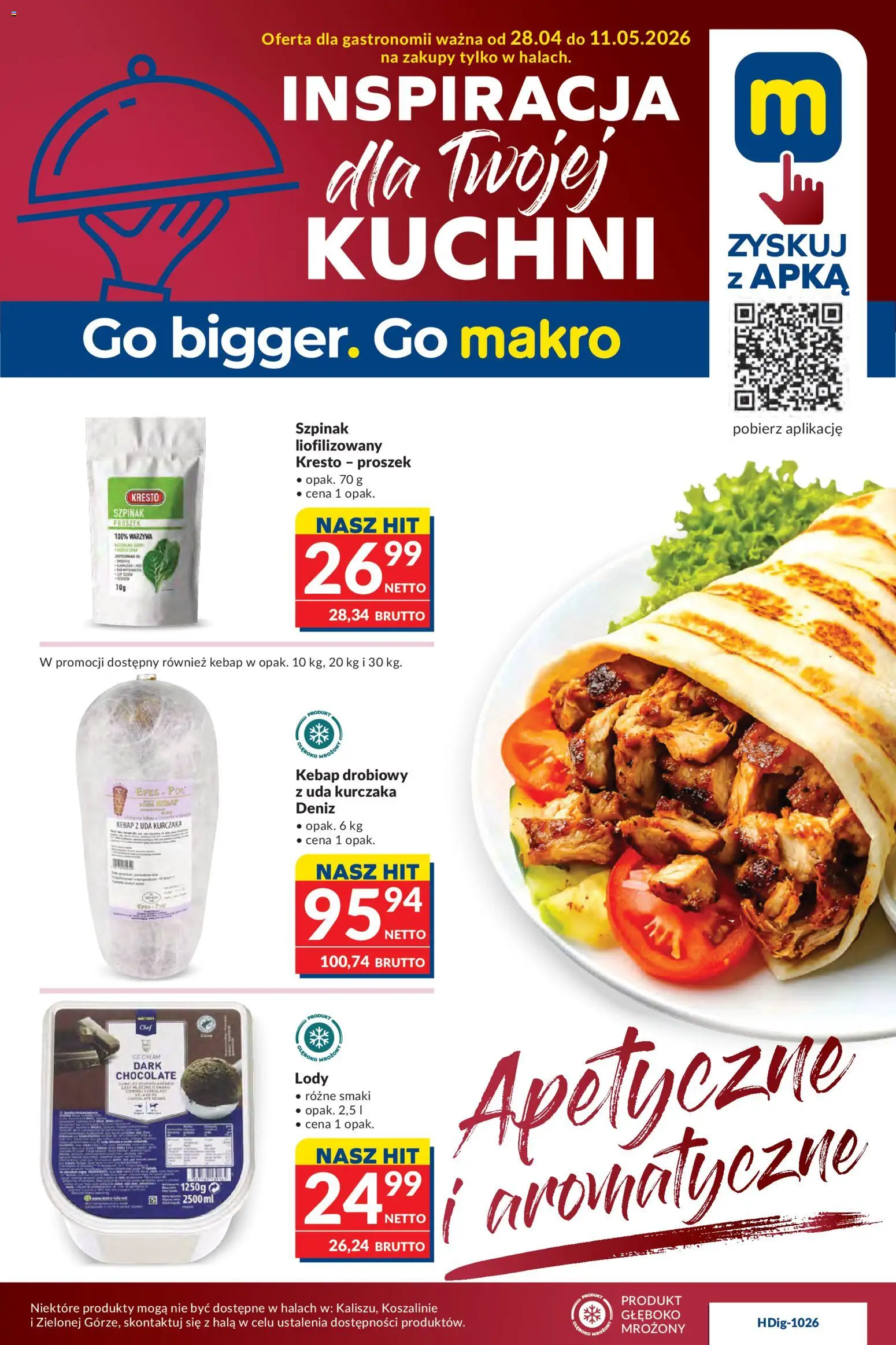 Pogląd gazetki "Makro gazetka - Oferta dla gastronomii" ze sklepu Makro ważnej od 28.04.2026