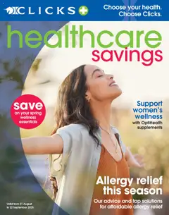 Preview of Clicks flyer valid from 21/08/2025