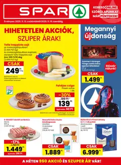 Spar - Black Friday megtekintése, amely érvényes 2025.11.13.-től