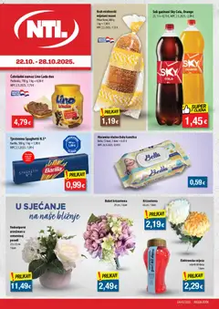 Pregled letka Katalog Istok trgovine NTL vrijedi od 22.10.2025